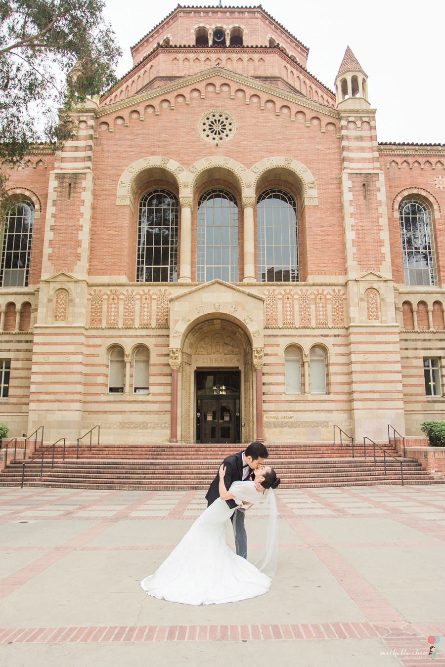 042 Los Angeles UCLA Janss Terrace Wedding Photography